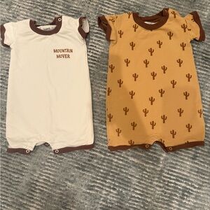 Bizz x Siss Mountain Mover and Cactus Baby Romper Set